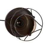 Agar lampa wisząca czarny E27 klosz bursztynowy 31-09579