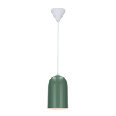 Lampa wisząca Oss Ledea zielona owalna metalowa 1xE27 do salonu kuchni