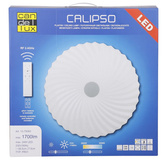 Plafon LED Calipso okrągły biały 38,5 cm zmienna barwa światła 2800-6500K z pilotem