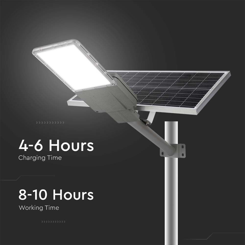 30W Lampa Uliczna LED Solarna / Bateria: 60AH LiFePO4 / Barwa: 6500K