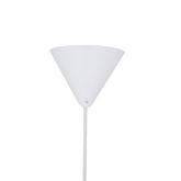 Lampa wisząca Voss Ledea stożek biała do kuchni nad stół 1xE27 metalowa