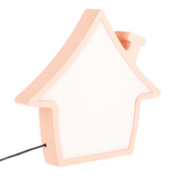 Lampka House IQ Kids do pokoju dziecięcego LED różowa zintegrowana