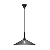 Lampa wisząca Kiruna L czarna metalowa do salonu nad stół 1 płomienna E27