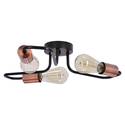 Lampa sufitowa Herpe listwa 3-punktowa metalowa