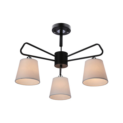 Lampa sufitowa Morley listwa z abażurami 3-punktowa do salonu