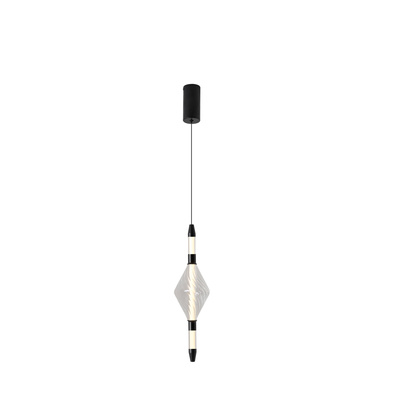 Lampa wisząca Vita szklana złota pojedyncza LED 2700K do salonu