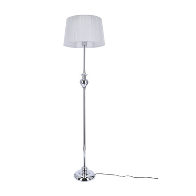 Lampa podłogowa Gillenia z abażurem do salonu 1-punktowa E27