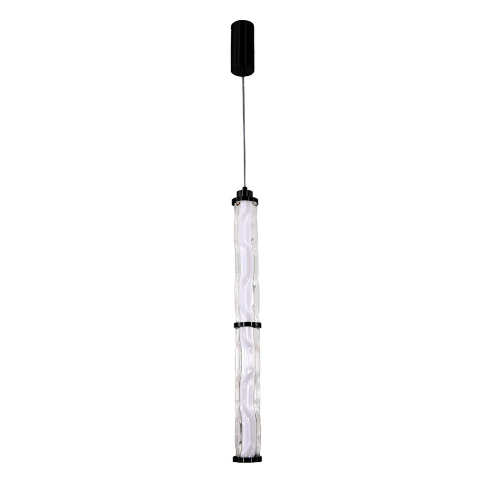 Lampa wisząca Corte szklana tuba pojedyncza LED 18W 3000K regulowana