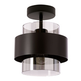 Lampa sufitowa Spiega ze szklanym kloszem 1-punktowa do salonu