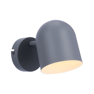 Lampa ścienna kinkiet 1X40W E27 szary mat AZURO 91-63205
