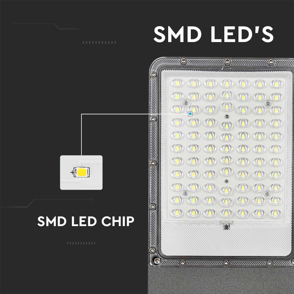 30W Lampa Uliczna LED Solarna /  Bateria: 60AH LiFePO4 / Barwa: 4000K