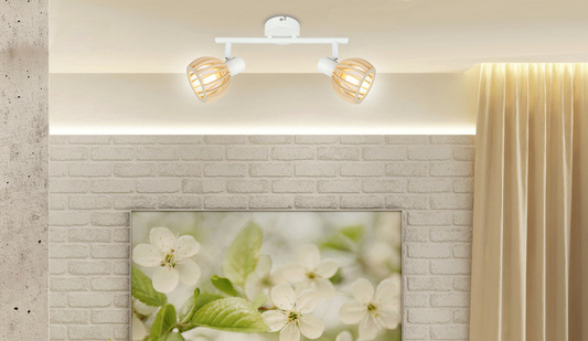 Lampa sufitowa ATARRI listwa regulowana 2-punktowa metalowa
