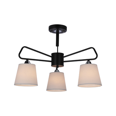 Lampa sufitowa Morley listwa z abażurami 3-punktowa do salonu