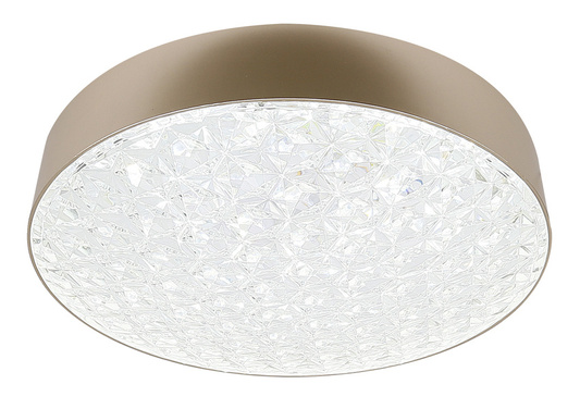 Plafon LED Luxis okrągły złoty 38 cm zmienna barwa światła i jasność 2800-6500K na pilota IP20