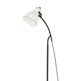 Lampa podłogowa Zumba łukowa regulowana do salonu 1-punktowa metalowa