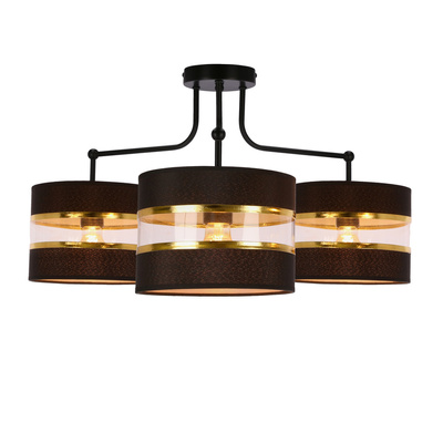 Lampa sufitowa Andy z abażurami 3-punktowa do salonu