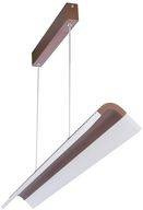 Lampa wisząca liniowa LED Curacoa brązowa 4000k nad stół do jadalni
