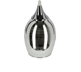 Lampa wisząca Marina szklana potrójna z lustrzanymi kloszami do salonu
