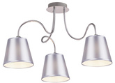 Lampa sufitowa Luk z abażurami 3-punktowa do salonu