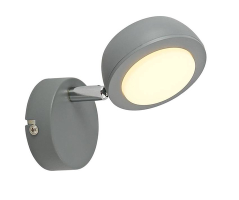 Kinkiet Mild szary regulowany LED nad lustro do łazienki Candellux