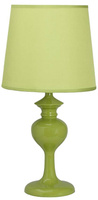 Lampka nocna Berkane zielona z abażurem klasyczna 41 cm