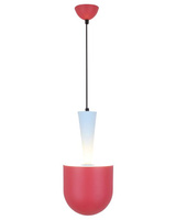 Lampa wisząca Visby Ledea metalowa kolorowa do salonu 1 płomienna E27