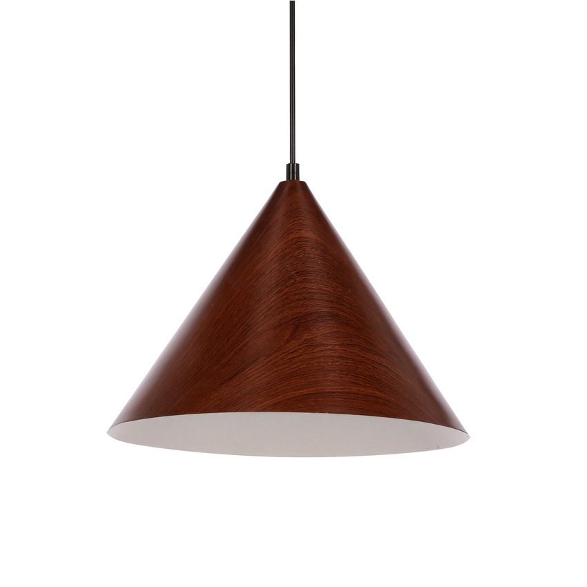 Lampa wisząca Dunca metalowa stożkowa do salonu i jadalni 1xE27 32 cm