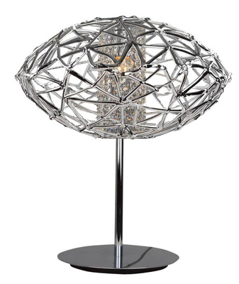 Lampka nocna Cosmo srebrna dekoracyjna E14 Candellux