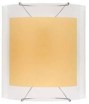 Kinkiet Gift szklany beżowy do salonu nowoczesny E27 Candellux