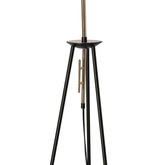 Lampa podłogowa Taflo trójnóg z abażurem do salonu 1-punktowa E27