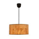 Lampa wisząca z abażurem Ecoline beżowa do salonu i jadalni