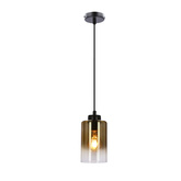 Lampa wisząca Aspra szklana tuba do kuchni i jadalni pojedyncza E27