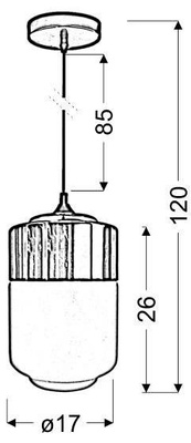 Lampa wisząca Masala klosz biały miedziany do jadalni 1xE27 nowoczesna