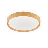 Plafon LED Cadix okrągły 38,5 cm 4000K biały drewniany IP20