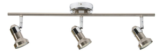 Lampa sufitowa Arkon listwa reflektor regulowana 3-punktowa do salonu metalowa