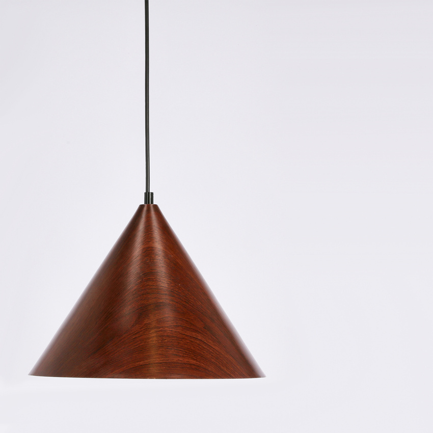 Lampa wisząca Dunca metalowa stożkowa do salonu i jadalni 1xE27 32 cm