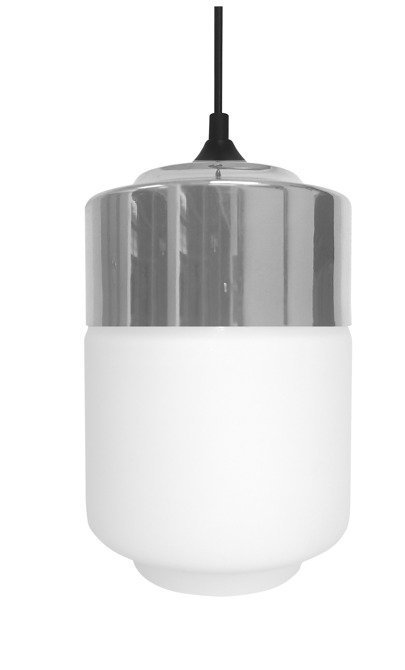 Lampa sufitowa wisząca 1X60W E27 biały/chrom MASALA 31-40541